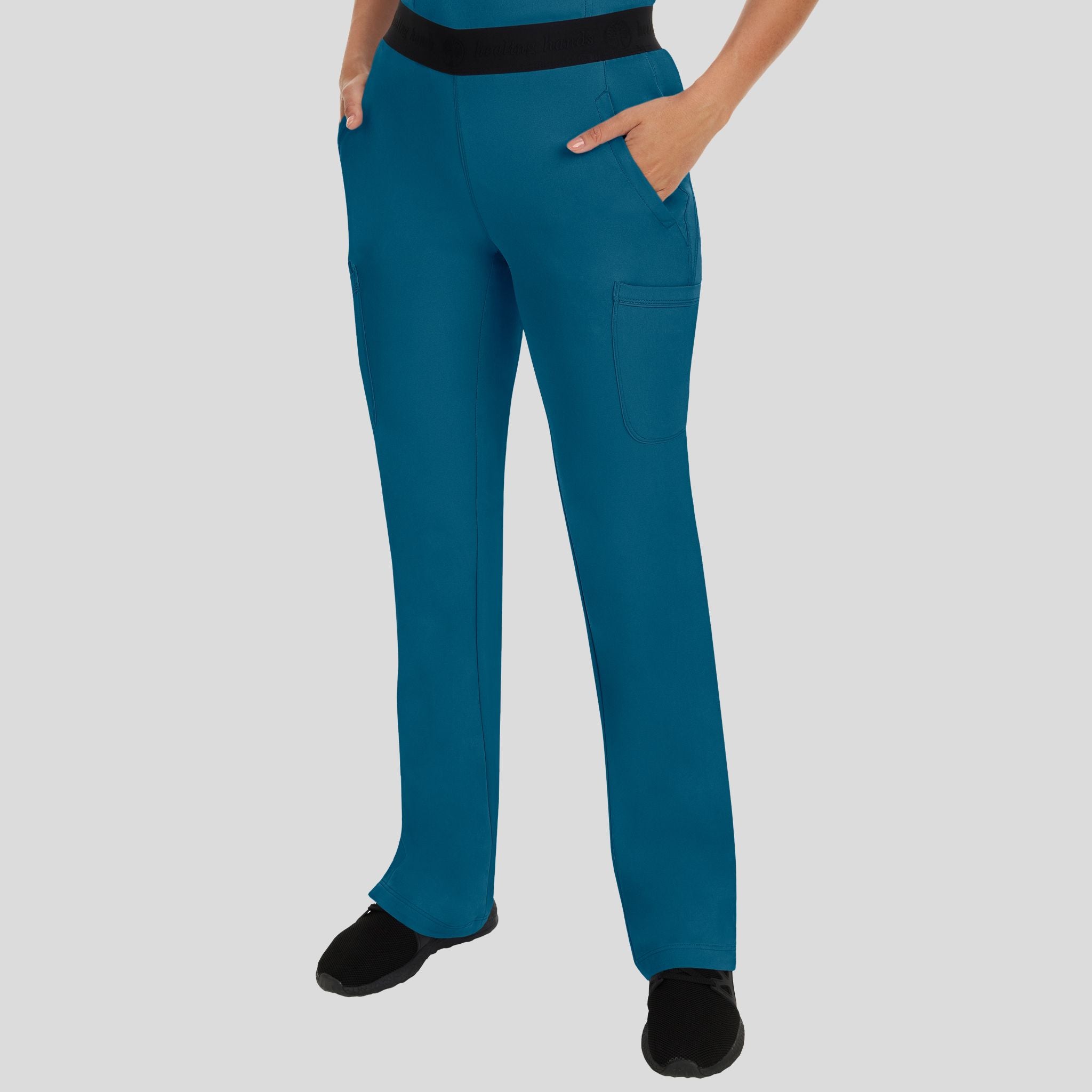 Women's Rachel Elastic Waistband Cargo Scrub Pant