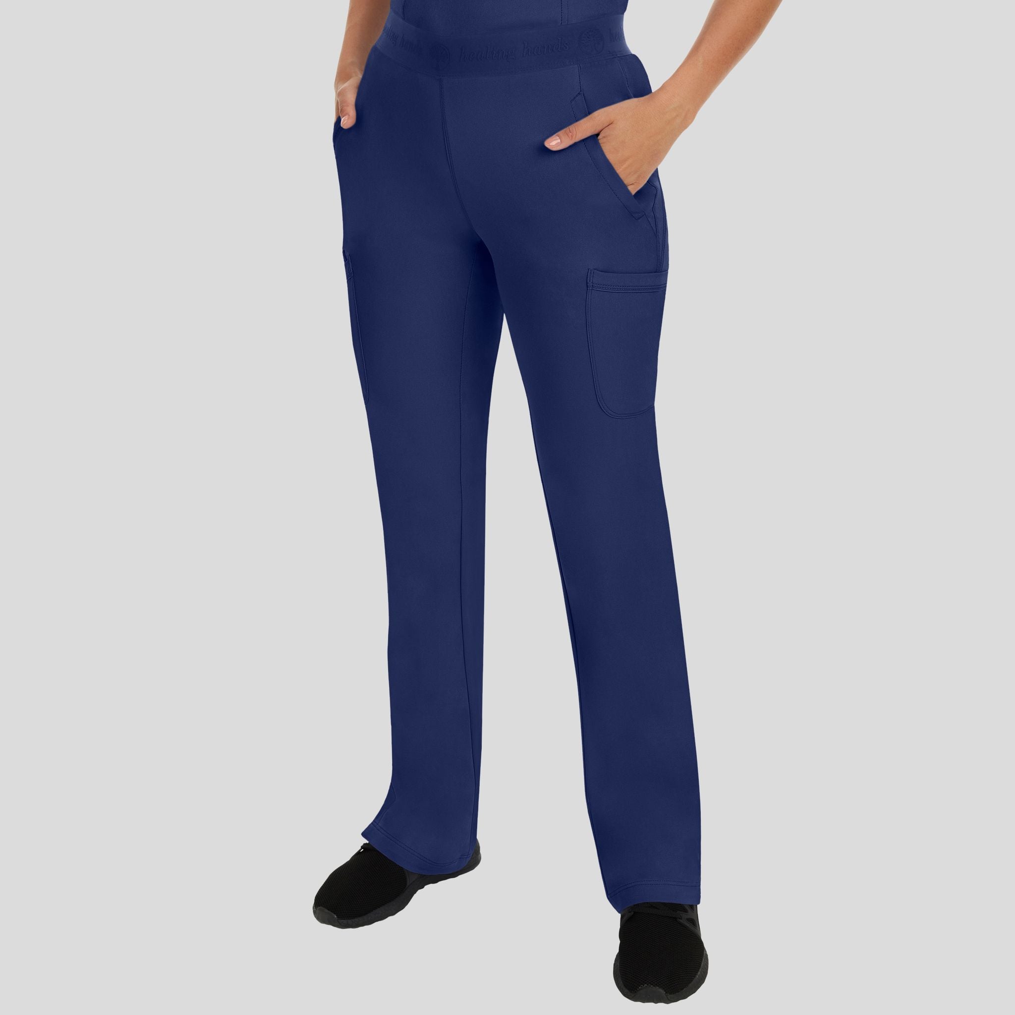 Women's Rachel Elastic Waistband Cargo Scrub Pant