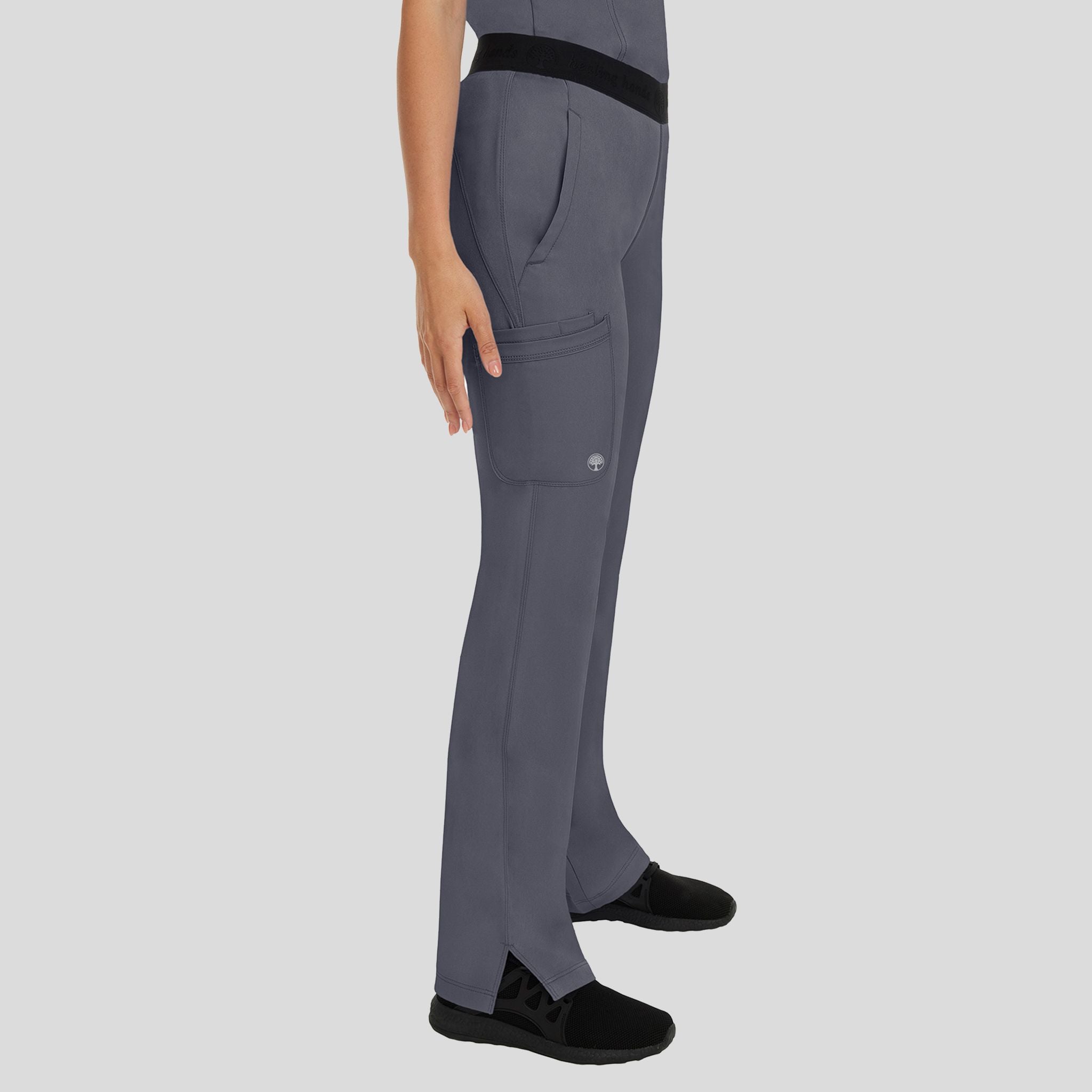 Women's Rachel Elastic Waistband Cargo Scrub Pant