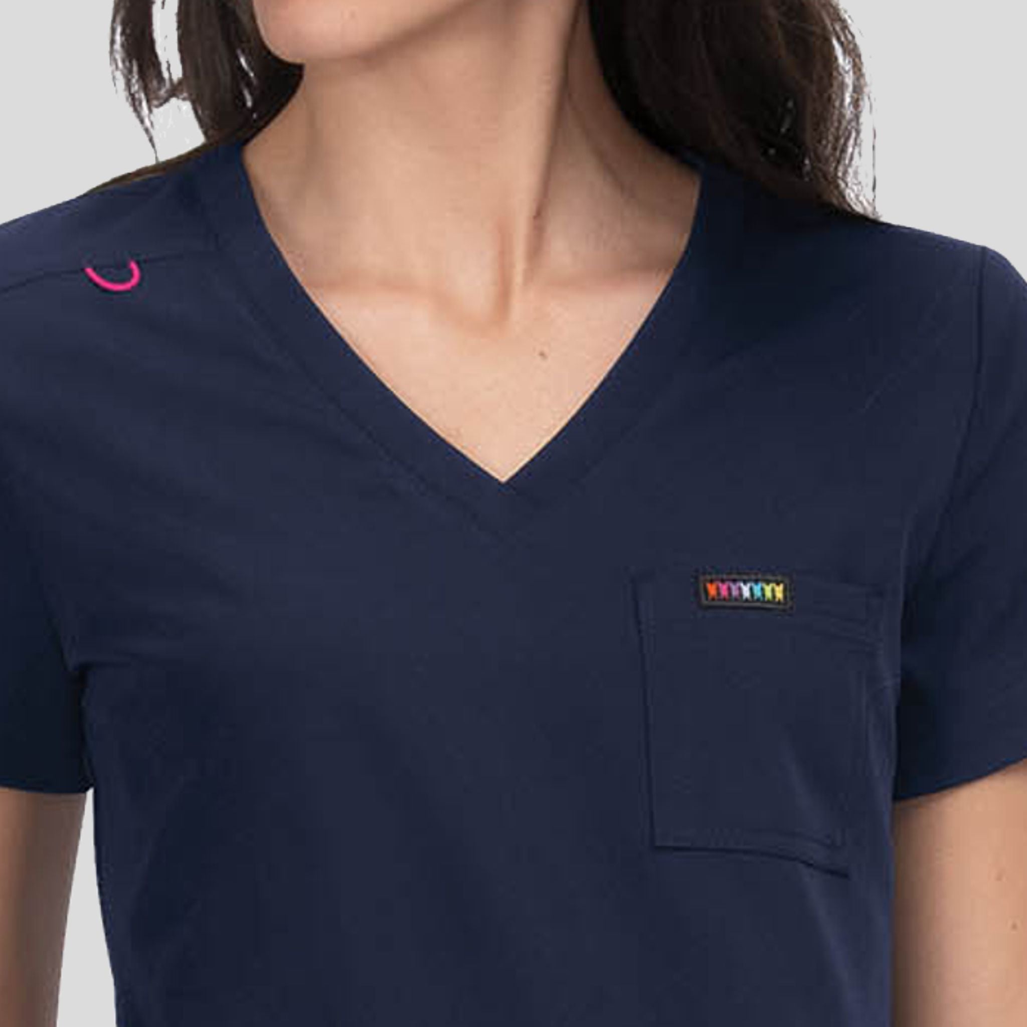 Coco Women's 1-Pocket Tuck-In Scrub Top