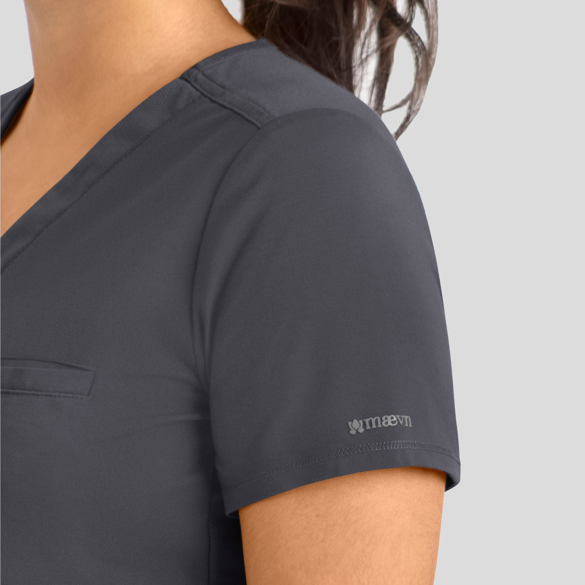 Women's Banded V-Neck Top