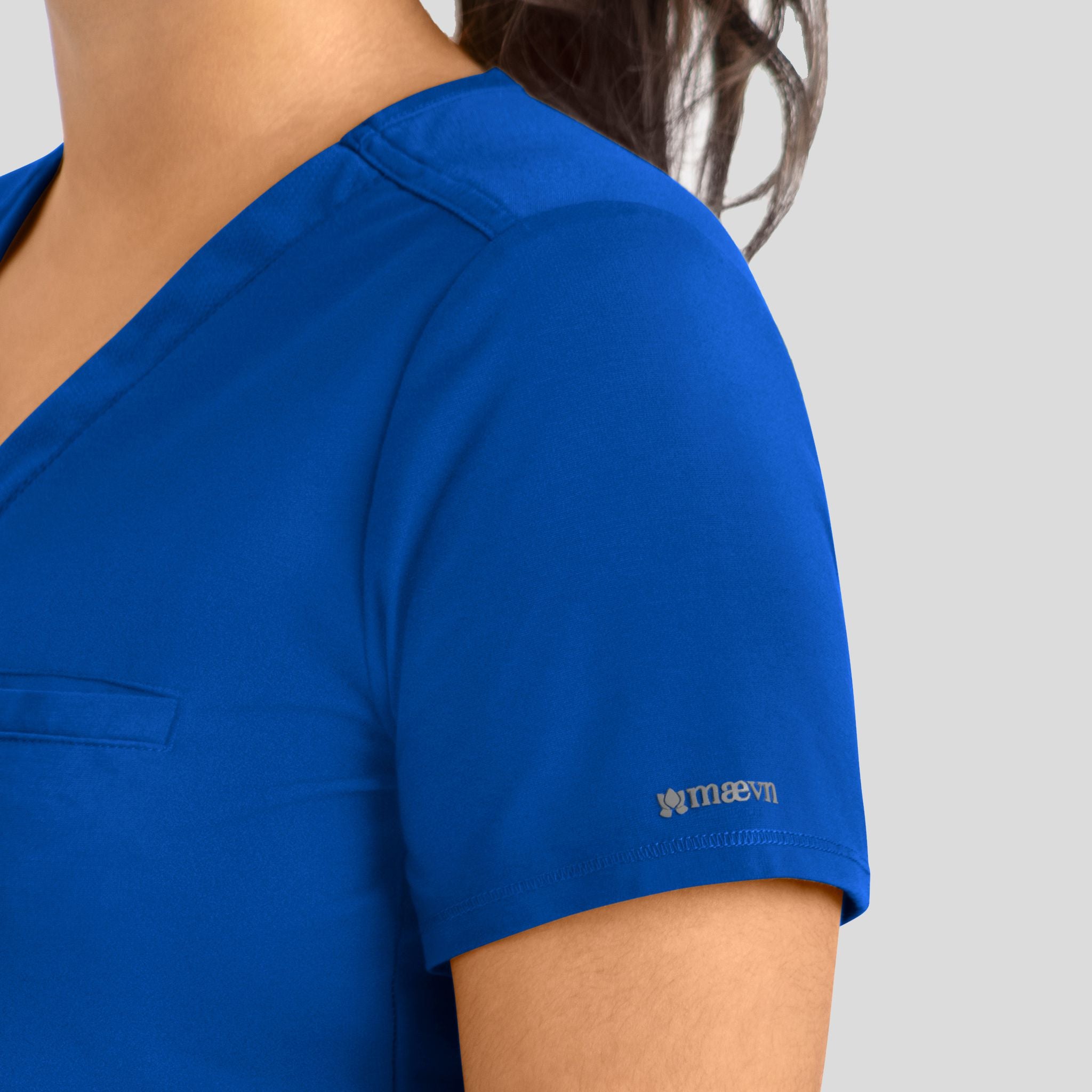 Women's Banded V-Neck Top