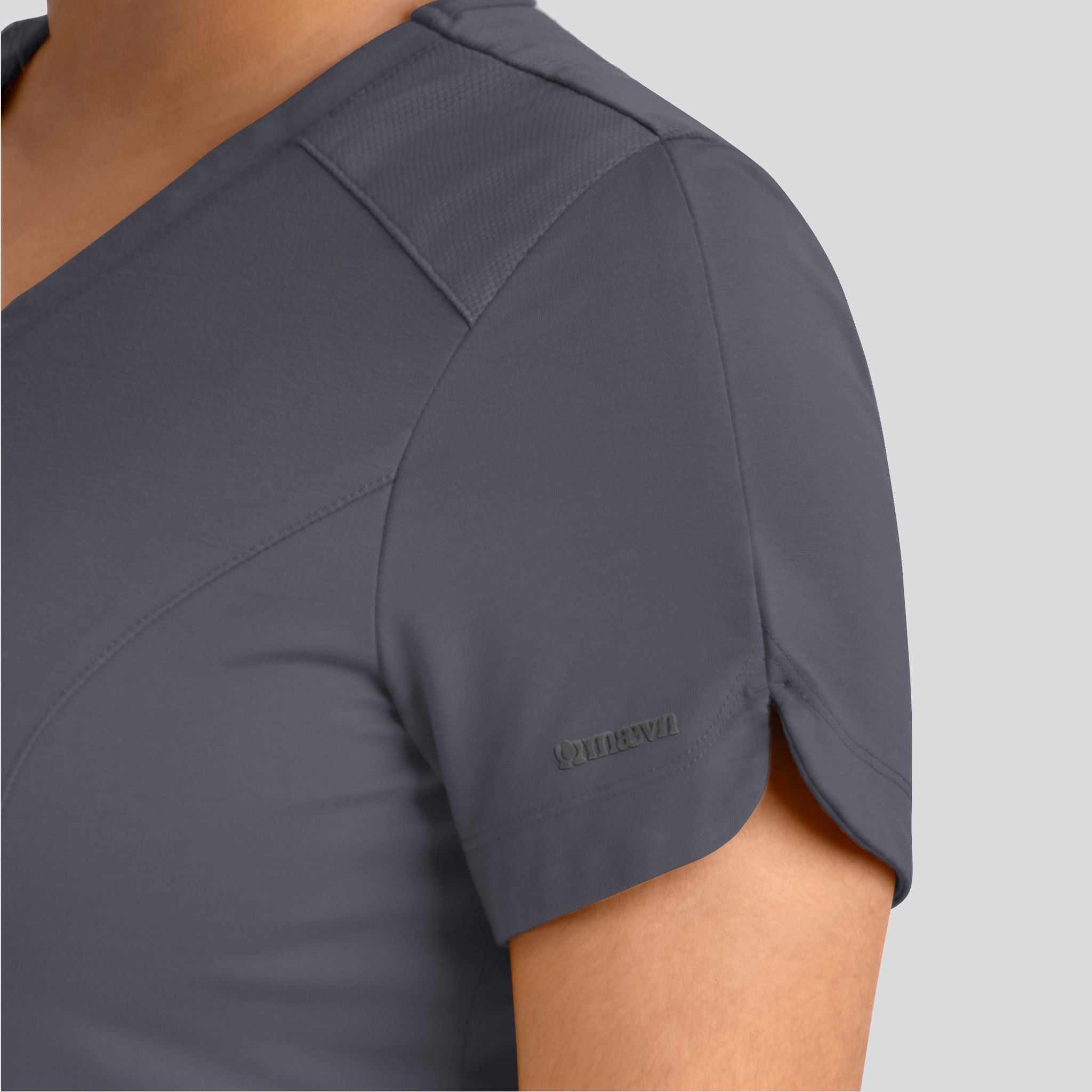 Women's Curved V-Neck Top