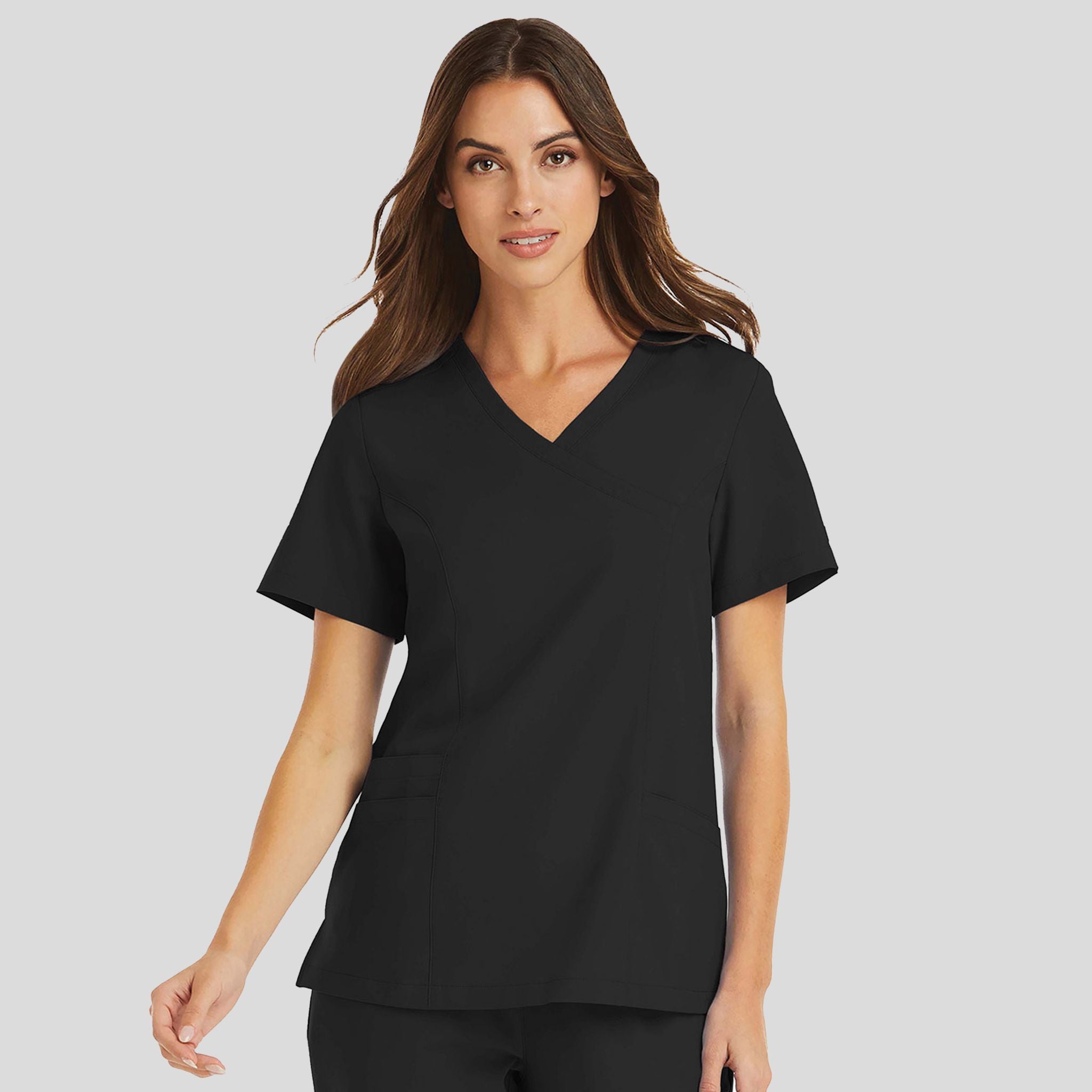 Women's Mock Wrap Top