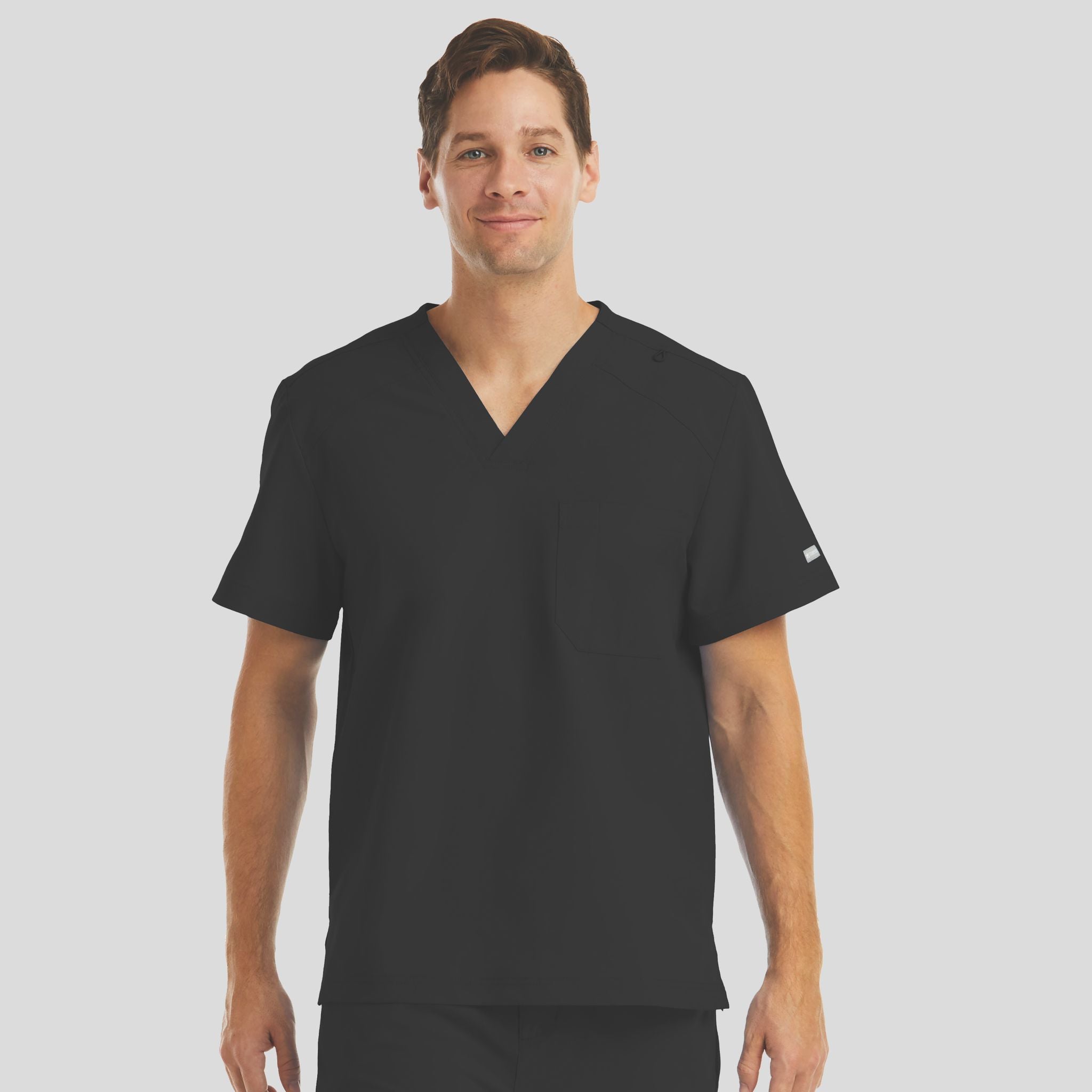 Chest Pocket V-neck Top