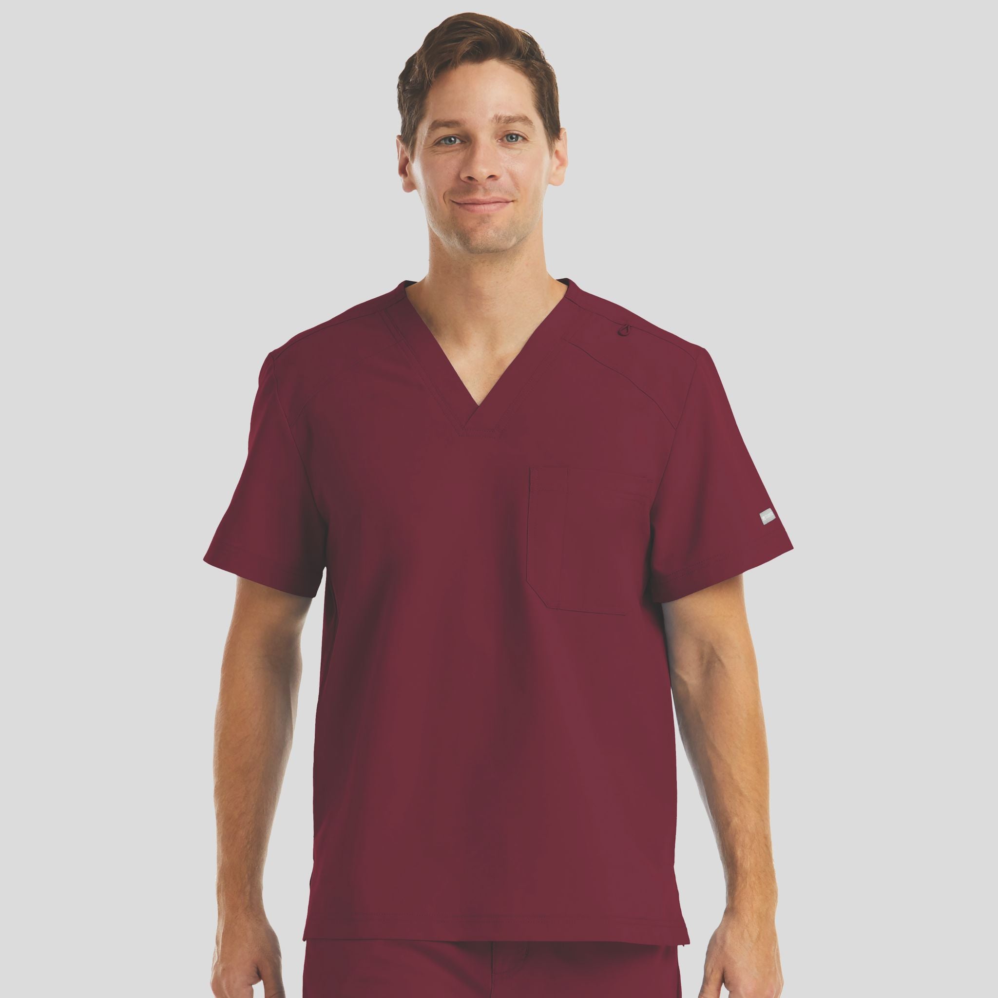 Chest Pocket V-neck Top