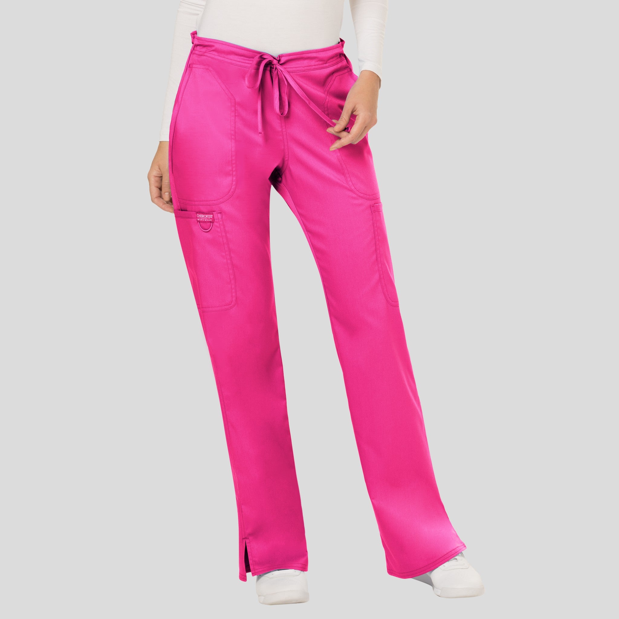 Women's Drawstring Flare Scrub Pant