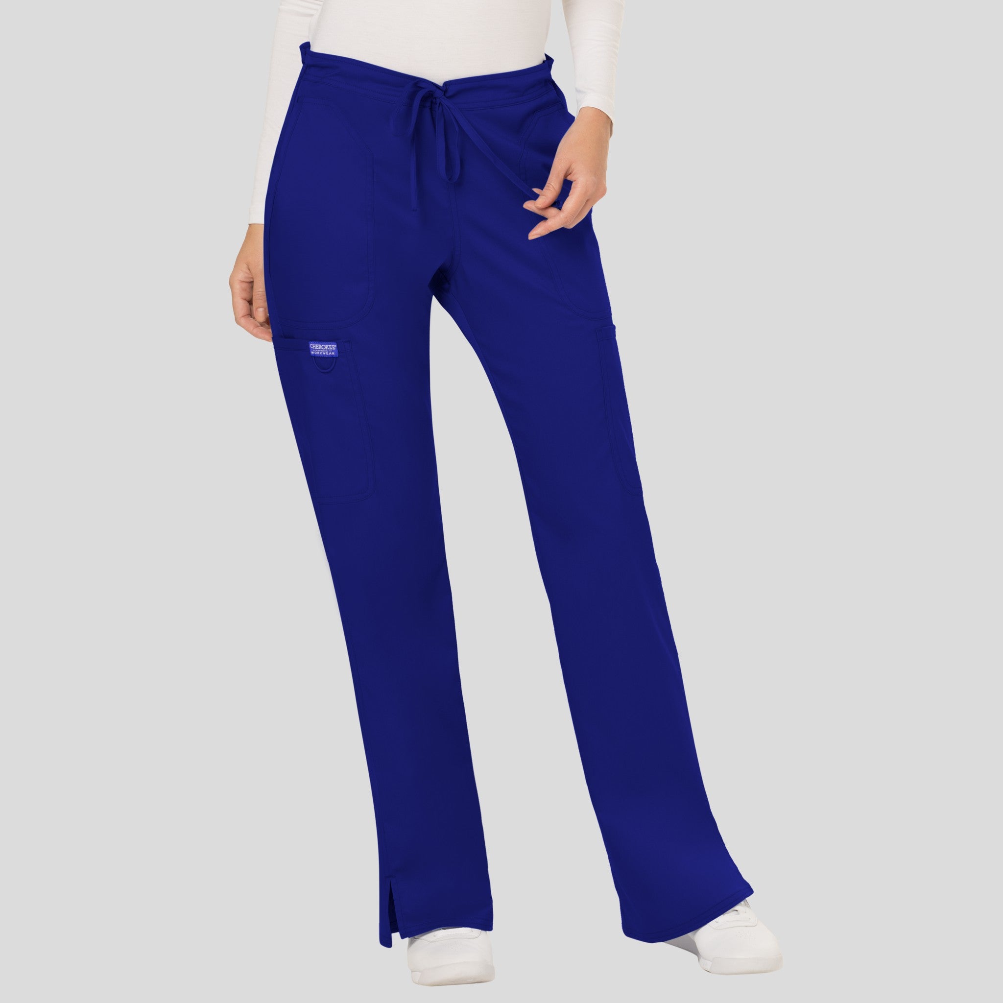 Women's Drawstring Flare Scrub Pant