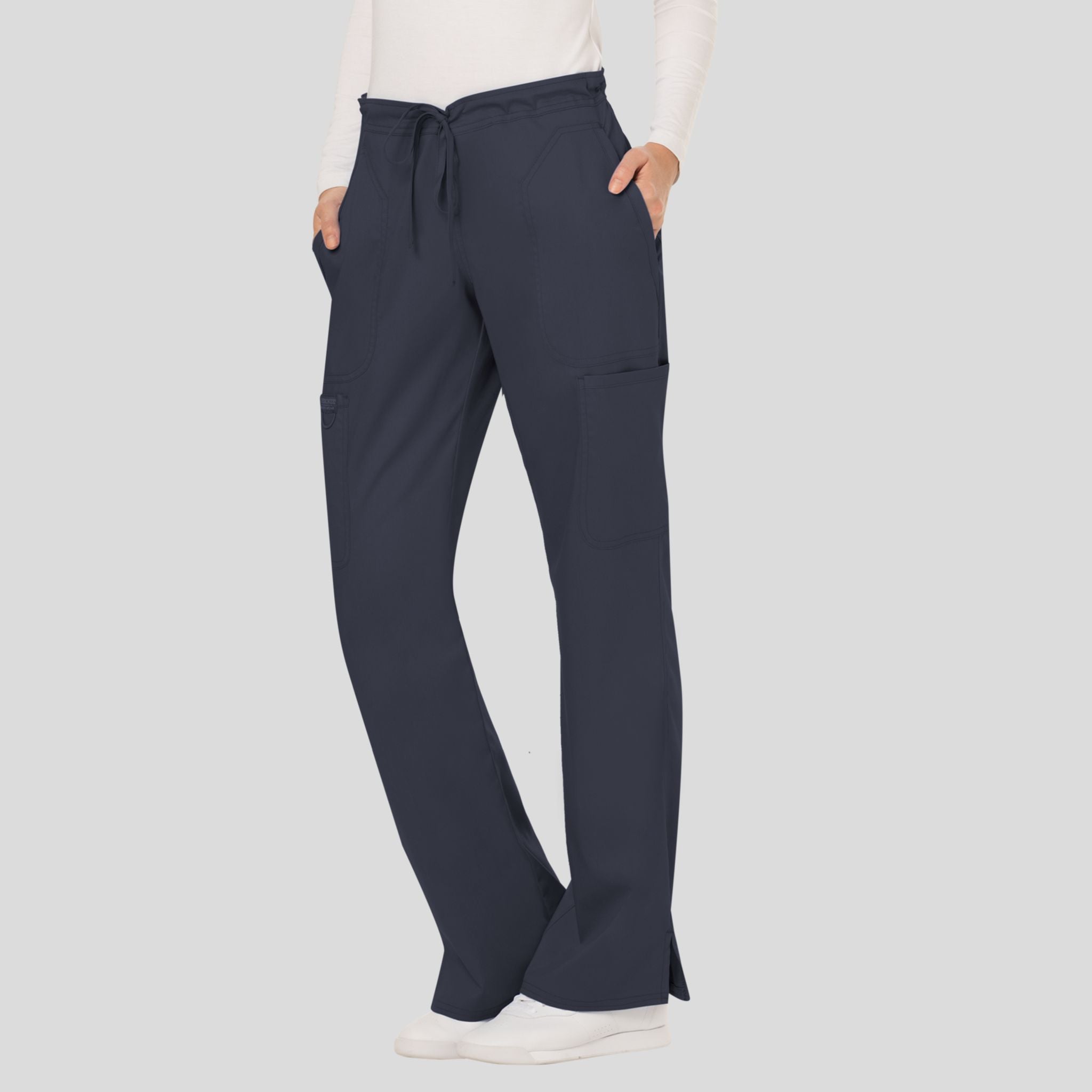 Women's Drawstring Flare Scrub Pant