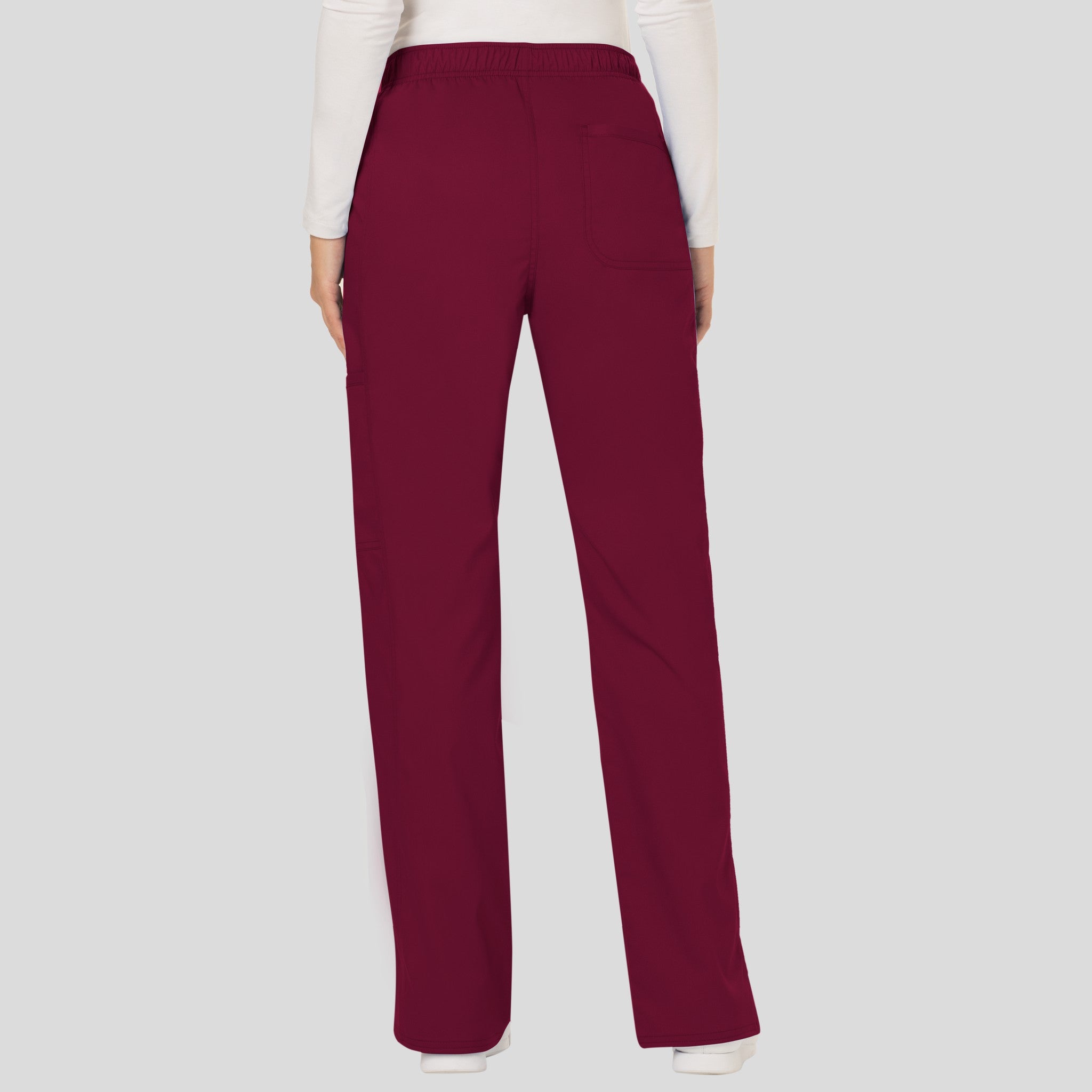 Women's Drawstring Flare Scrub Pant