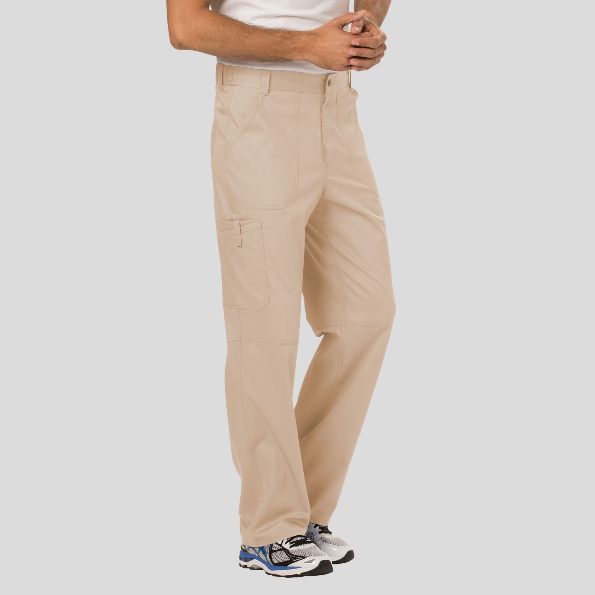 Men's Zip Fly Cargo Scrub Pant