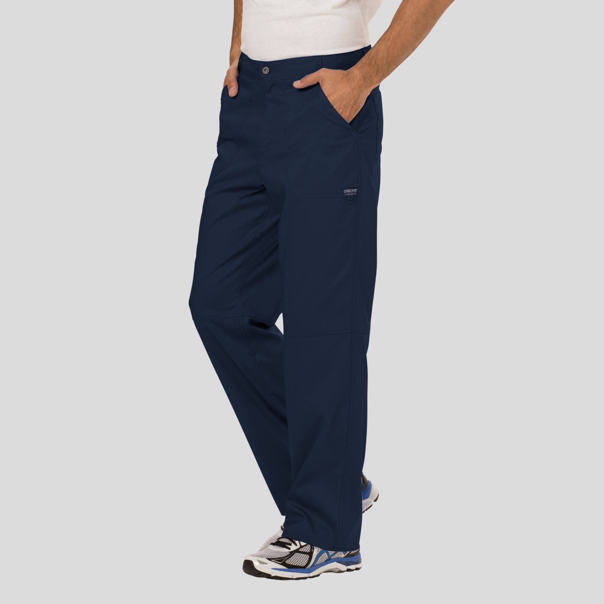 Men's Zip Fly Cargo Scrub Pant