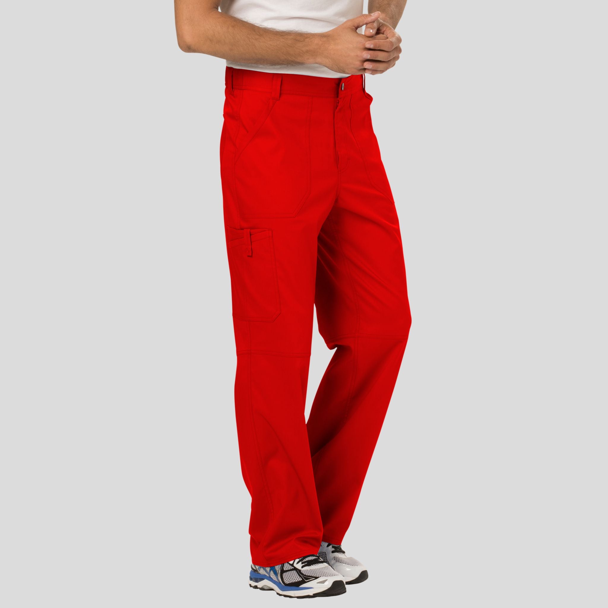 Men's Zip Fly Cargo Scrub Pant