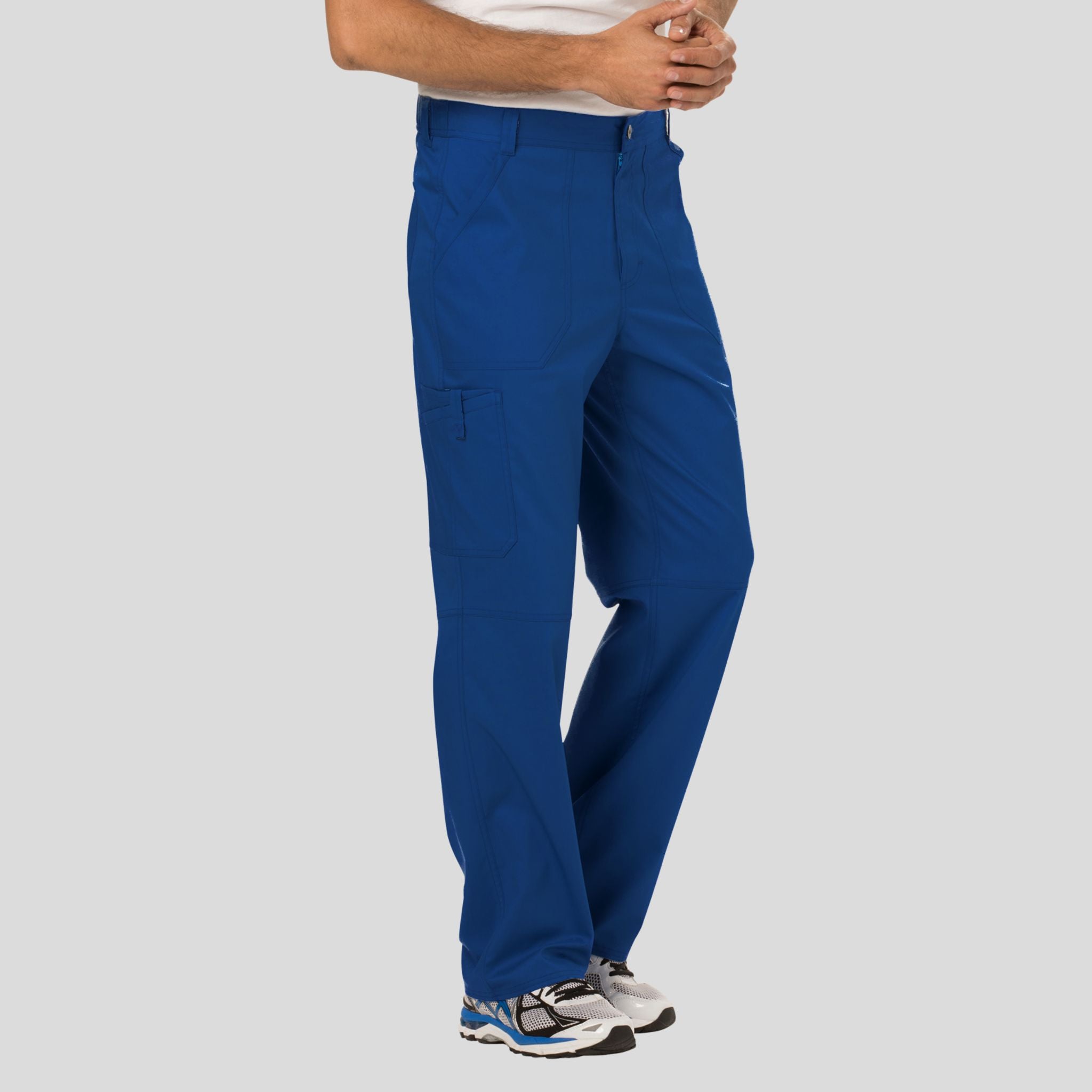 Men's Zip Fly Cargo Scrub Pant