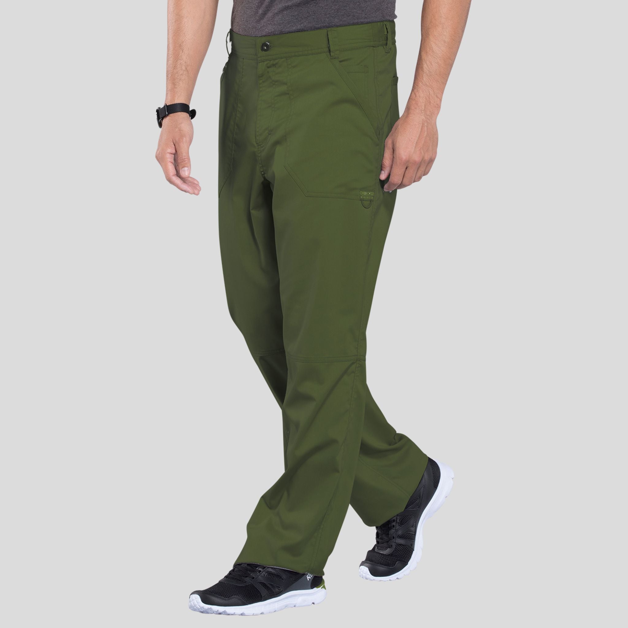 Men's Zip Fly Cargo Scrub Pant