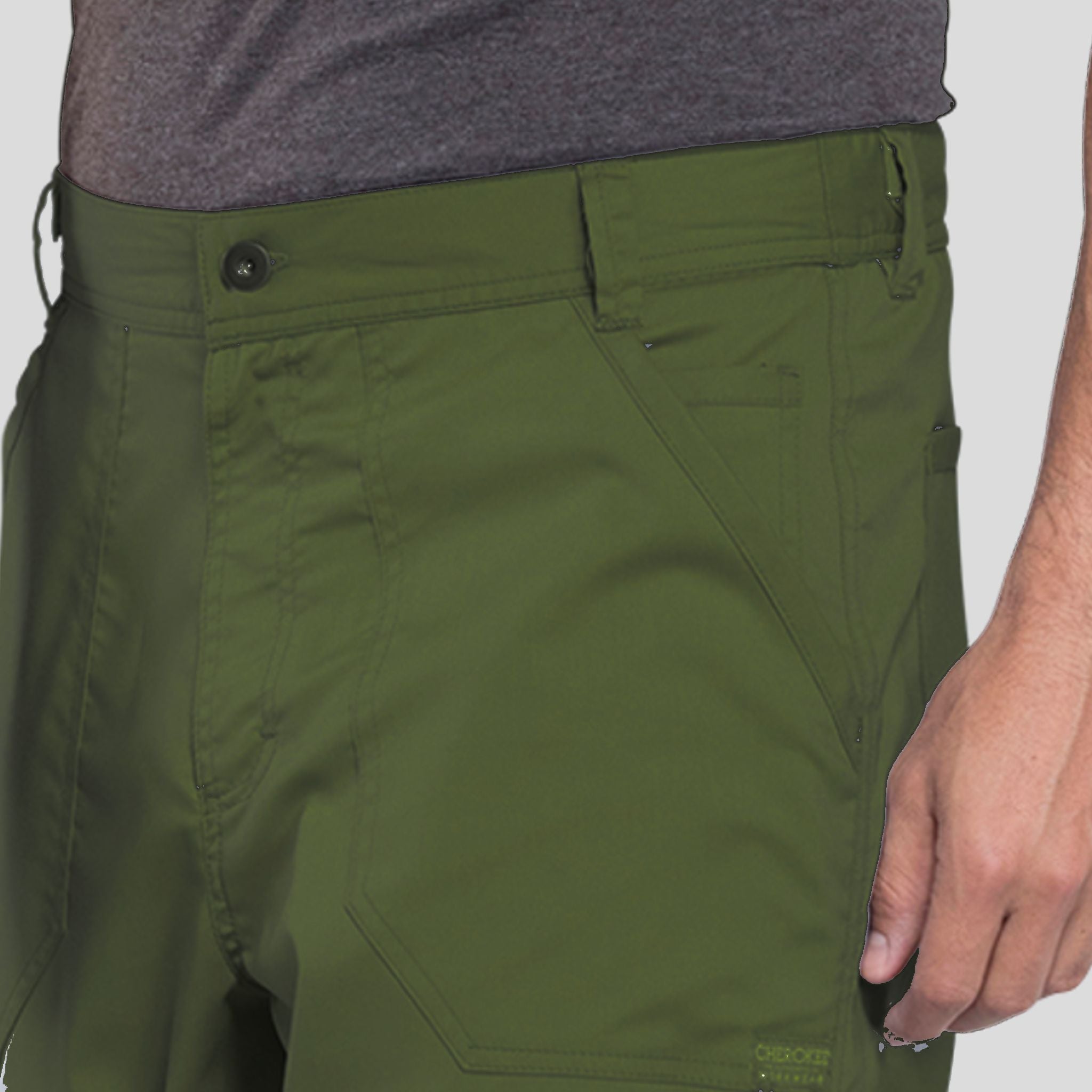 Men's Zip Fly Cargo Scrub Pant