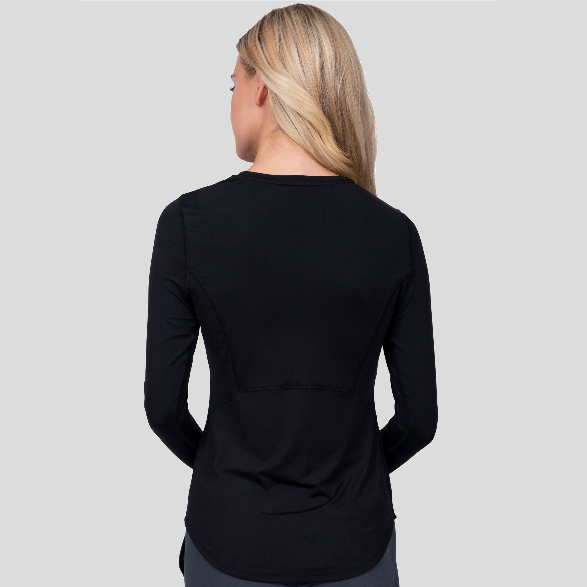 Lily Brushed Knit Tee Shirt w/Thumb Hole