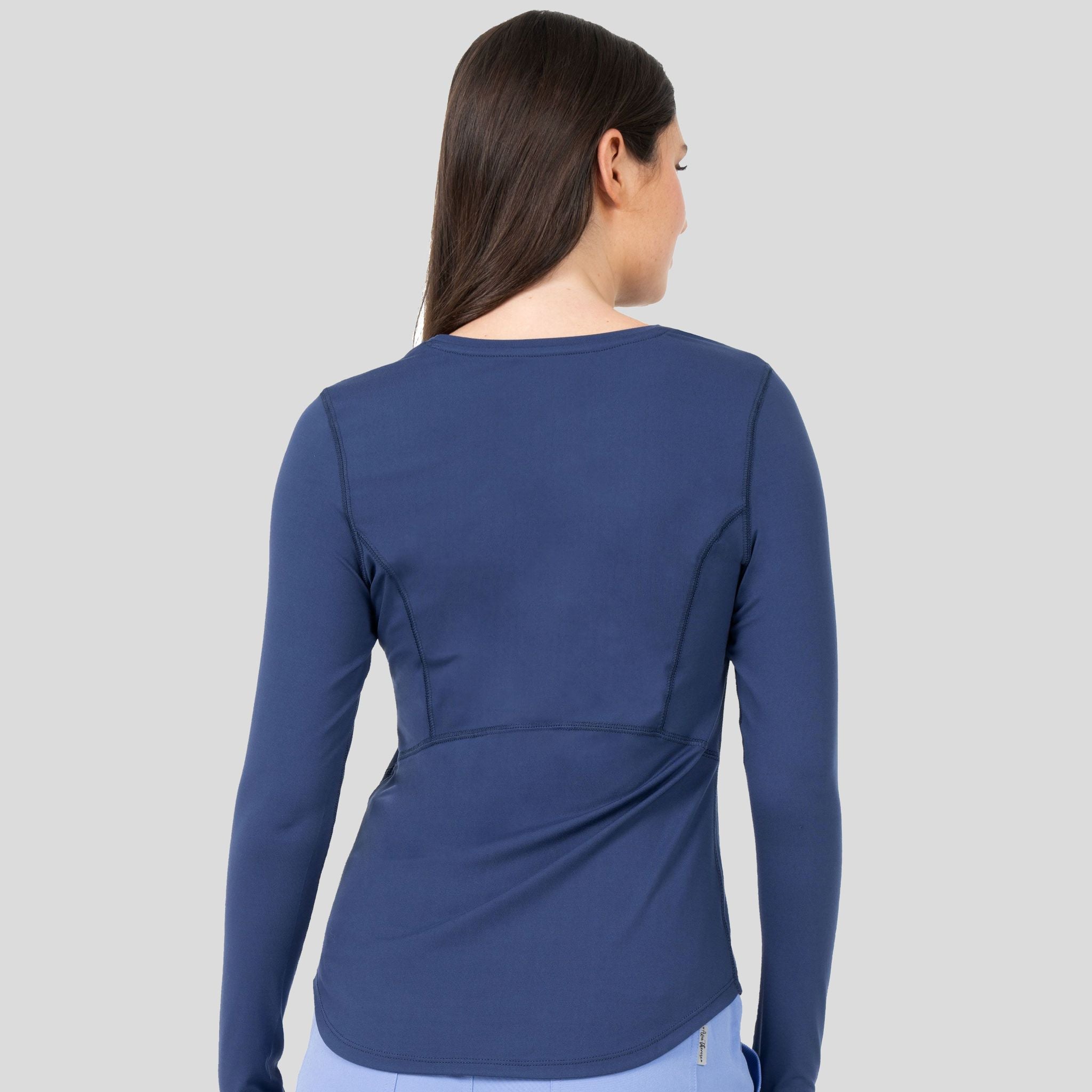 Lily Brushed Knit Tee Shirt w/Thumb Hole